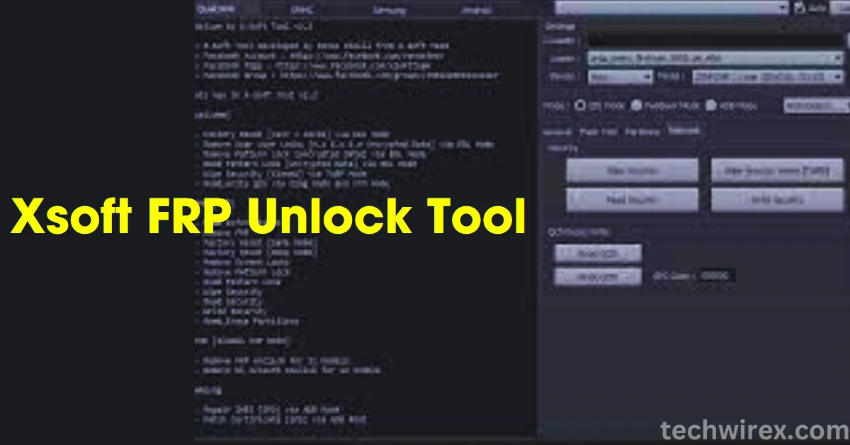 Xsoft FRP Unlock Tool for Computer Latest Version Free Download