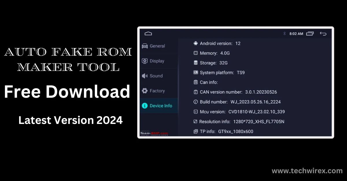 Auto Fake ROM Maker Tool Free Download Latest Version & Faked Android OS Update