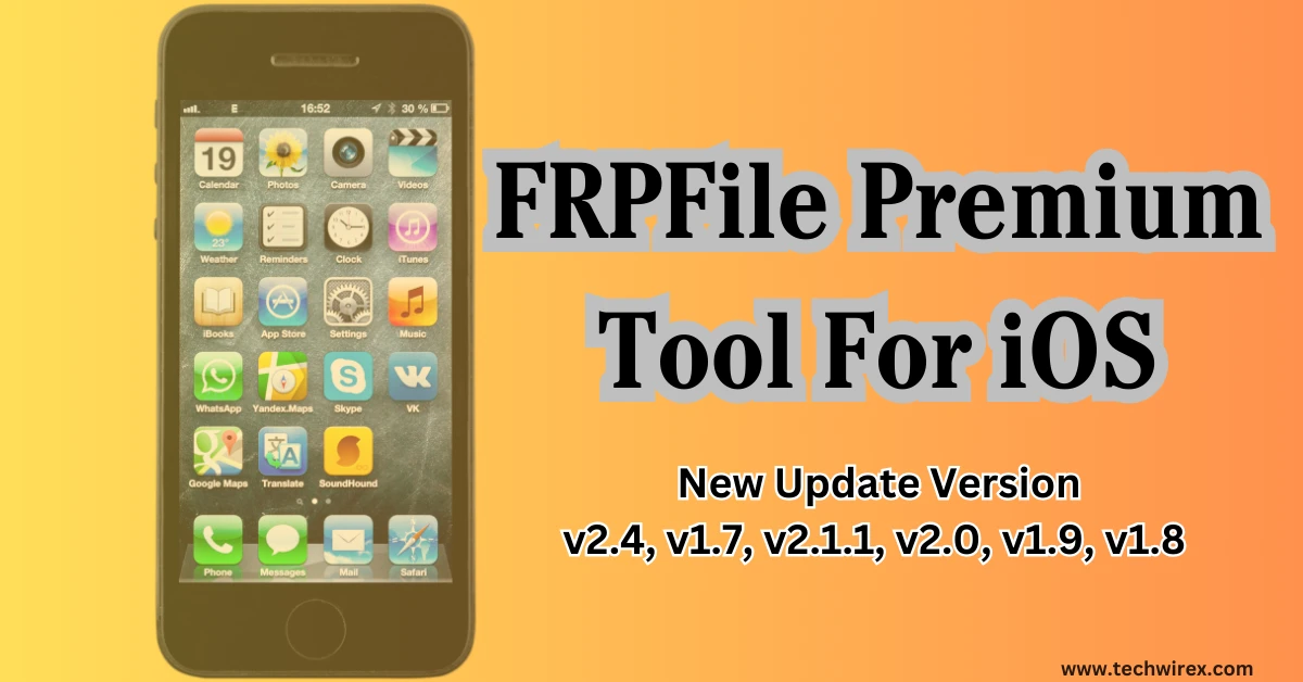 Free Download FRPFile Premium Tool Update Version For iOS