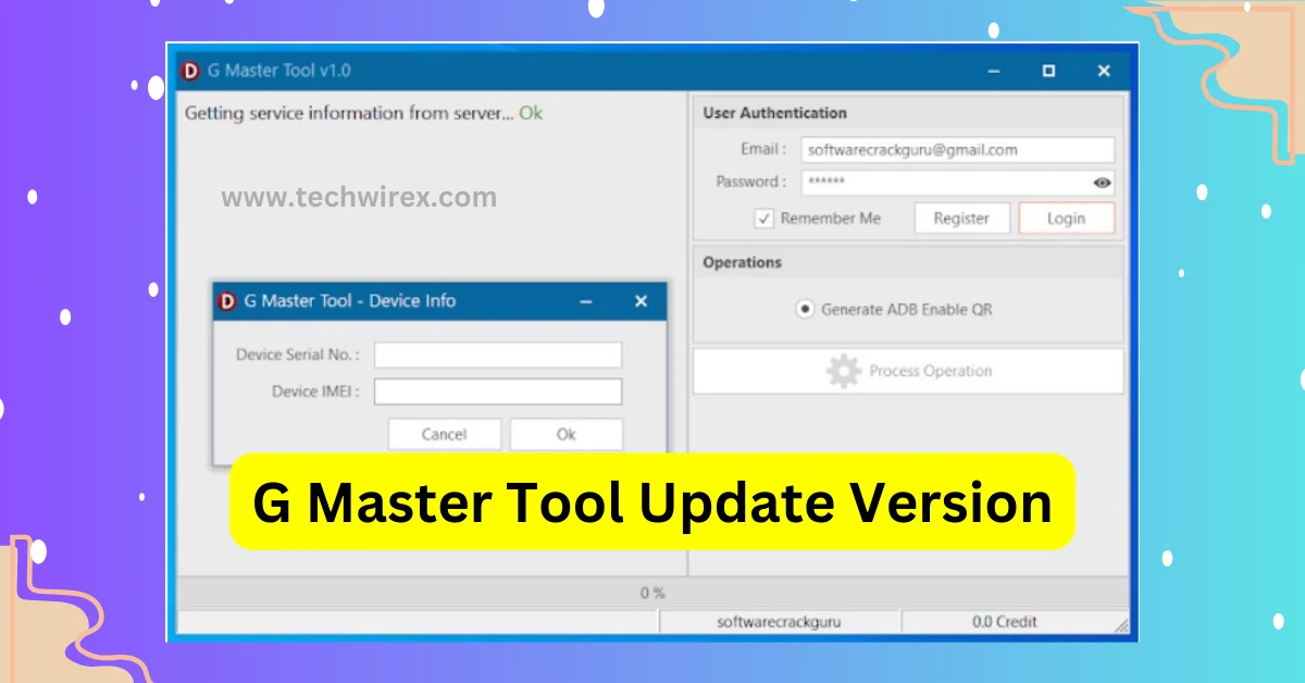A Strong Tool Free Download G Master Tool Update Version Enable ADB Samsung